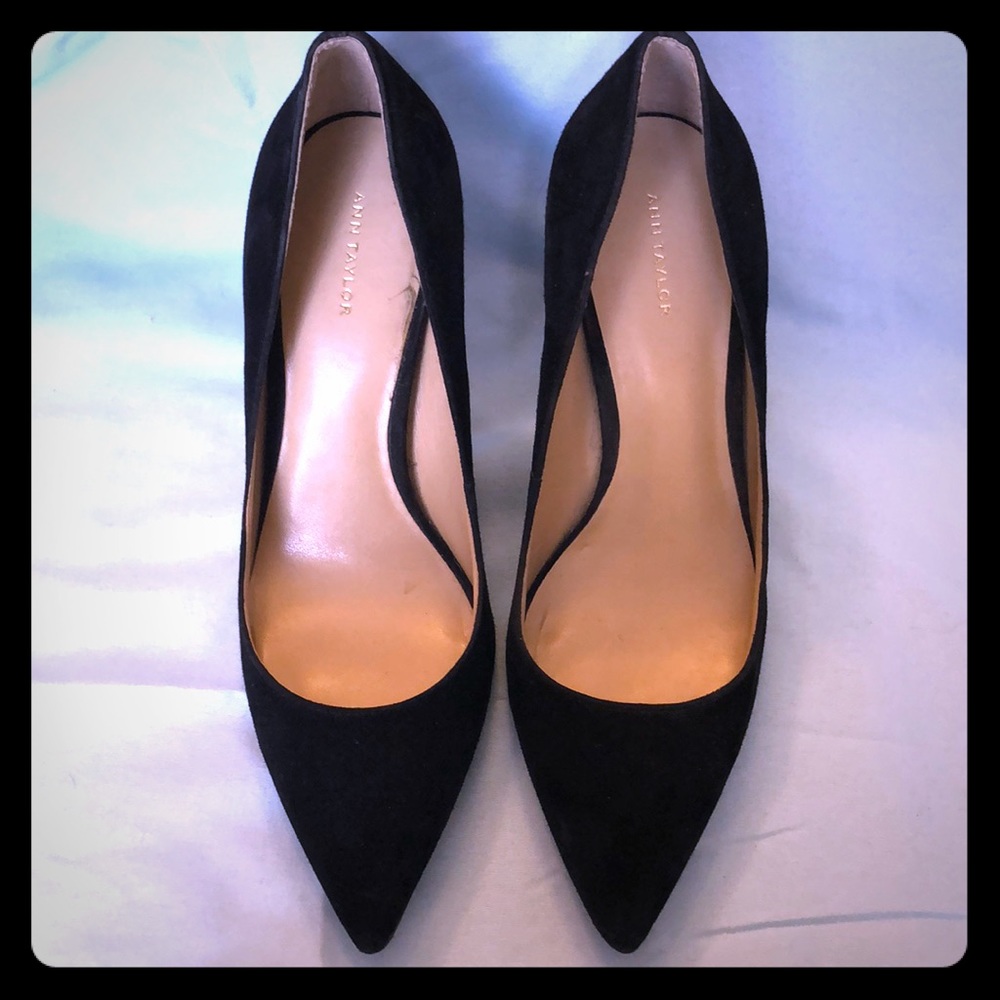 Black Suede Pumps